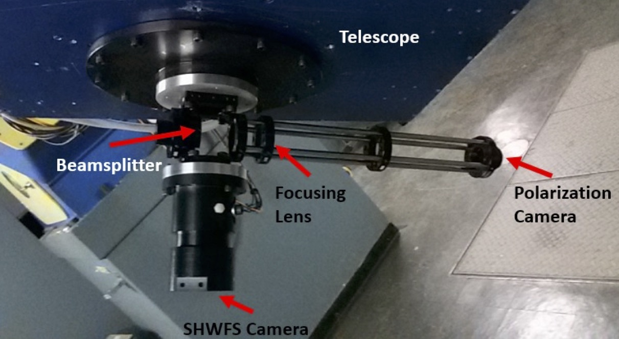 Photo of the dOTF wavefront sensor in South Africa on the 1m telescope